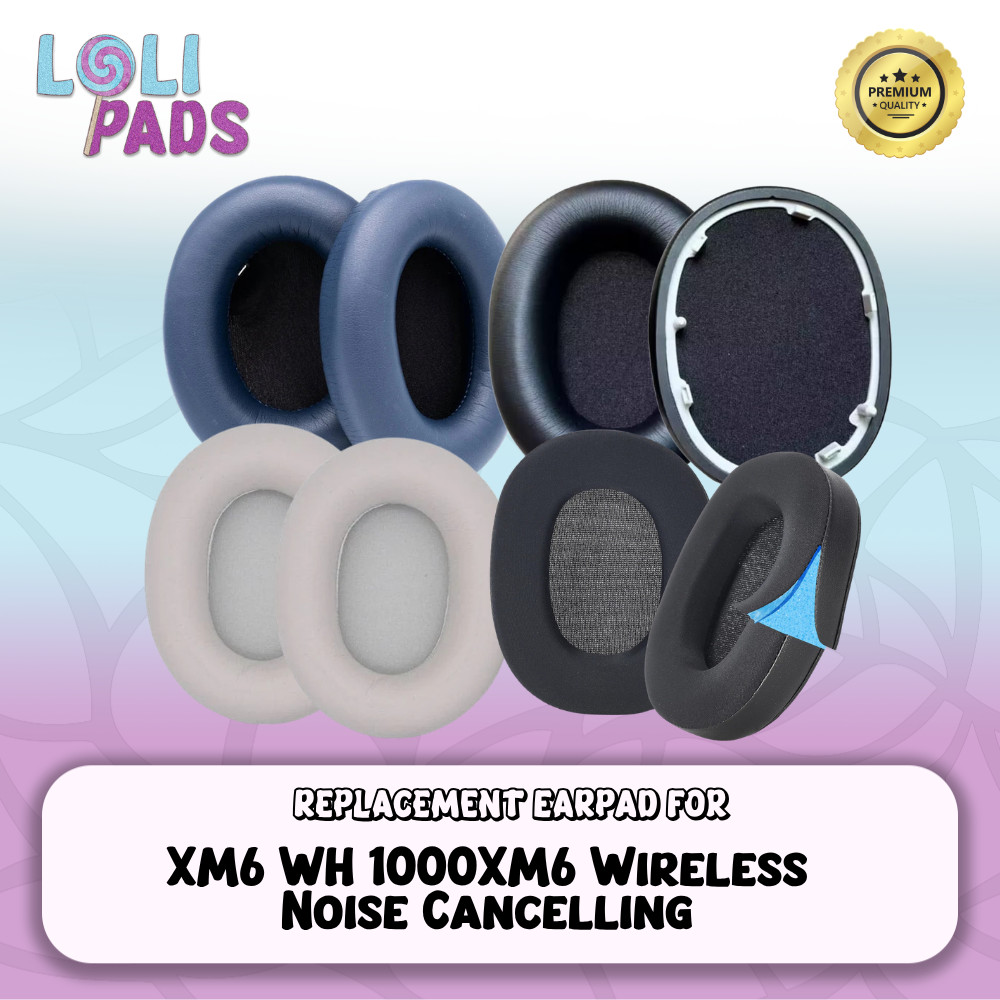 ฟองน้ําแผ่นรองหูฟัง XM6 WH-1000XM6 WH1000XM6 WH 1000XM6 WH 1000XM6 ไร้สายตัดเสียงรบกวน Earcup Pad