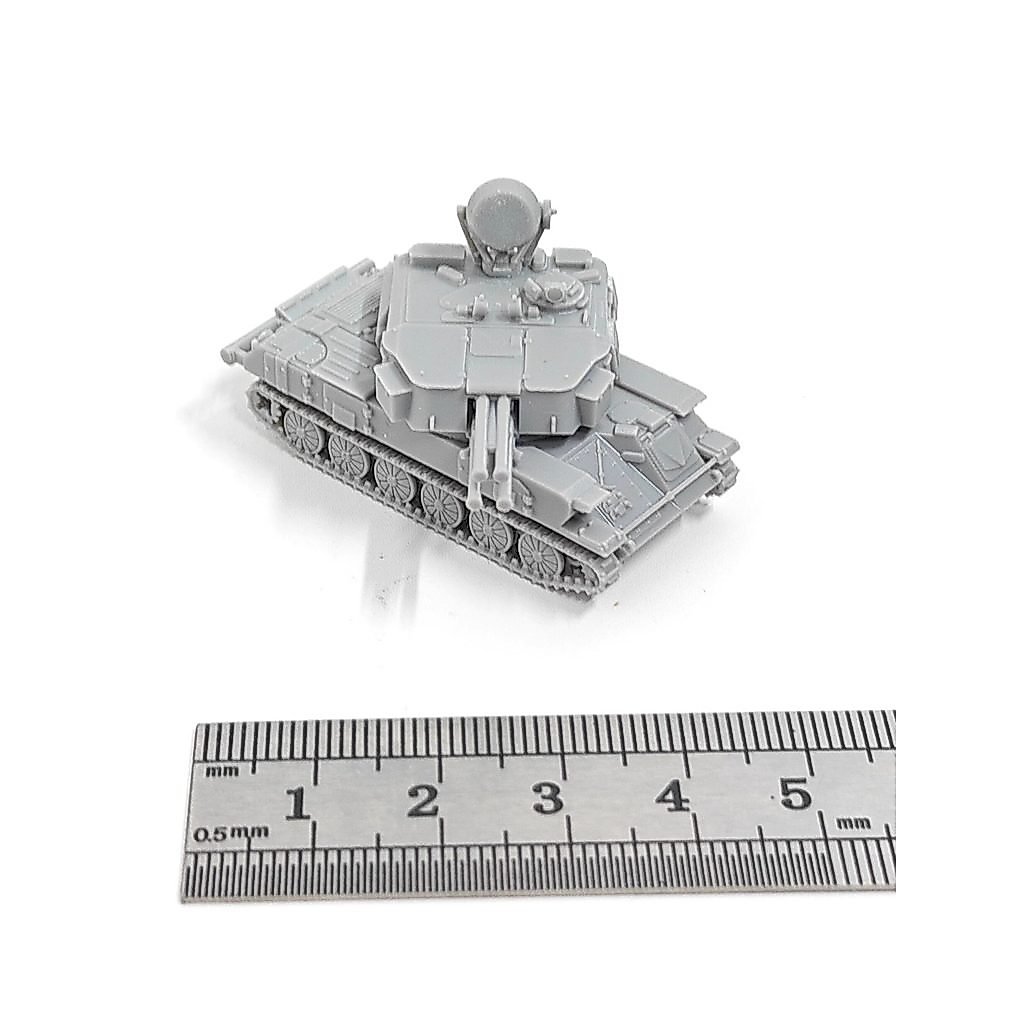 1/144 Scale ZSU-23-4 Shileka River Self-Artillery Light Curing Printing Scale รุ่น 5CQT