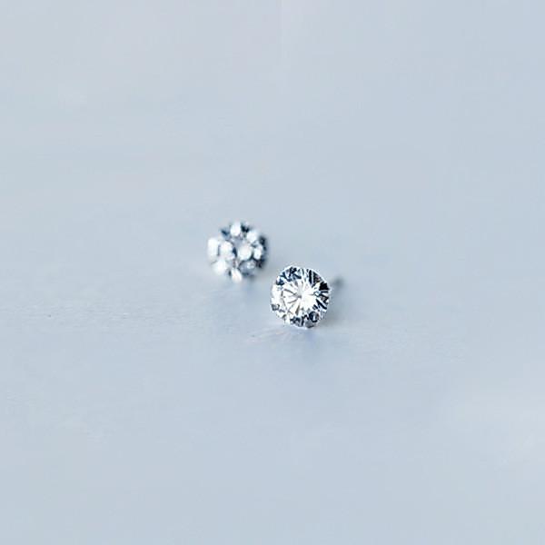 Shine Earrings ต่างหูเงินแท้ S925 [MERCELO]