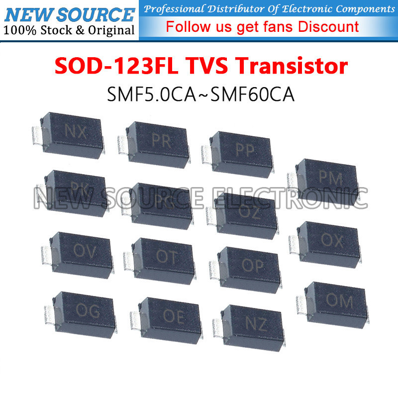 [20 ชิ้น] NE NG NK NP NR NV NX NZ OE OG OM OP OT OV OX OZ PG PK PM PP PR PX CDK SOD-123FL TVS ทรานซิ