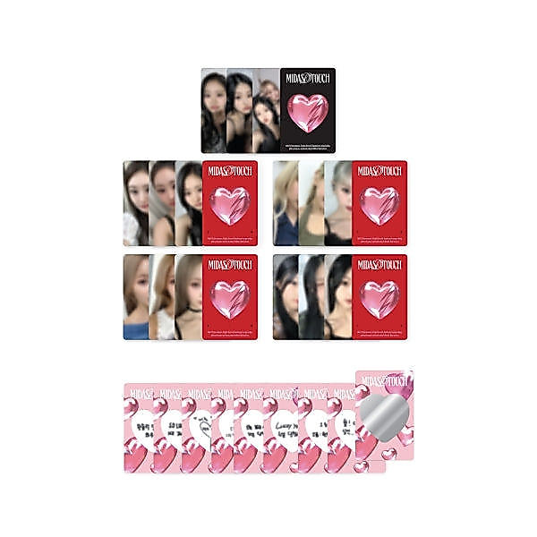 KISS OF LIFE - 01 PHOTOCARD SET / อัลบั้มเดี่ยวที่ 1 [Midas touch] OFFICIAL MD K-Pop Official SG