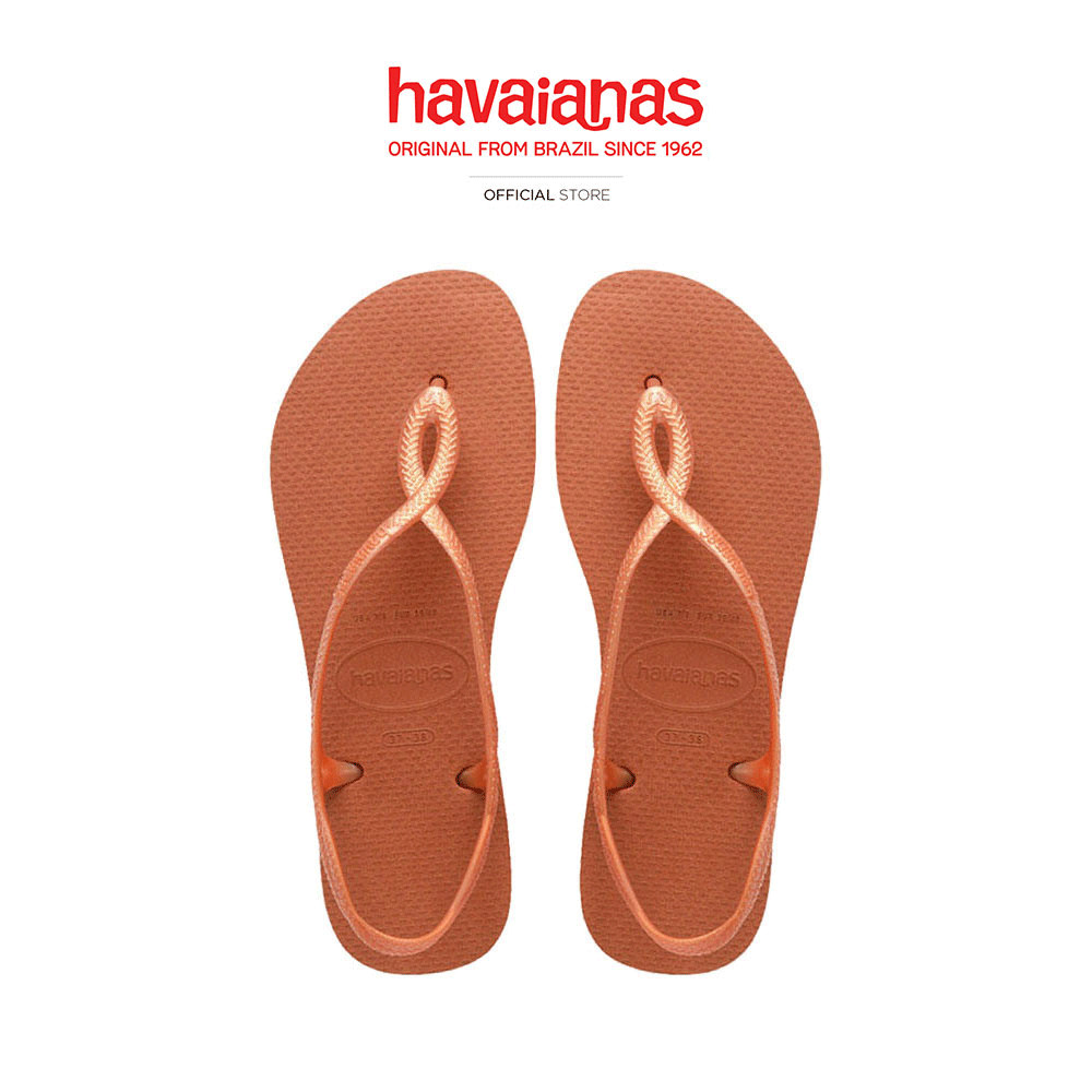 HAVAIANAS รองเท้าแตะ กันลื่น น้ำหนักเบา Luna Sandals ORANGE 41296974919F_U5ORXX