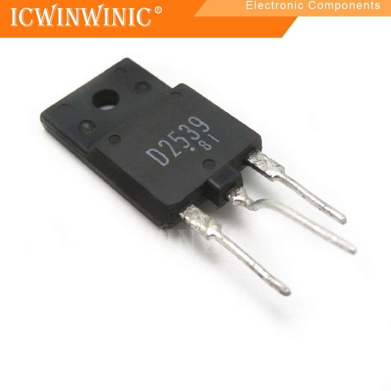 5 ชิ้น 2SD2539 D2539 TO-3PF ส่วนประกอบอิเล็กทรอนิกส์