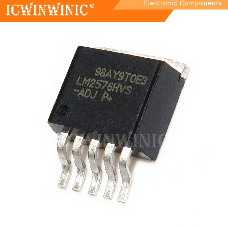 5 ชิ้น LM2576HVS-ADJ LM2576HVS TO-263-5 ส่วนประกอบอิเล็กทรอนิกส์