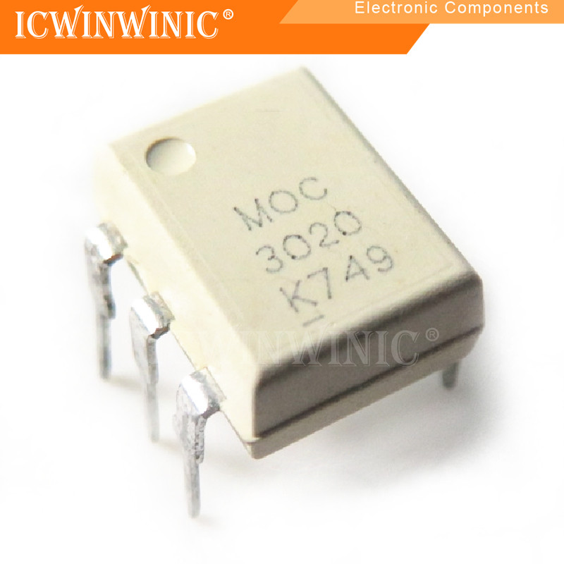 5 ชิ้น MOC3020 3020 DIP-6 ส่วนประกอบอิเล็กทรอนิกส์