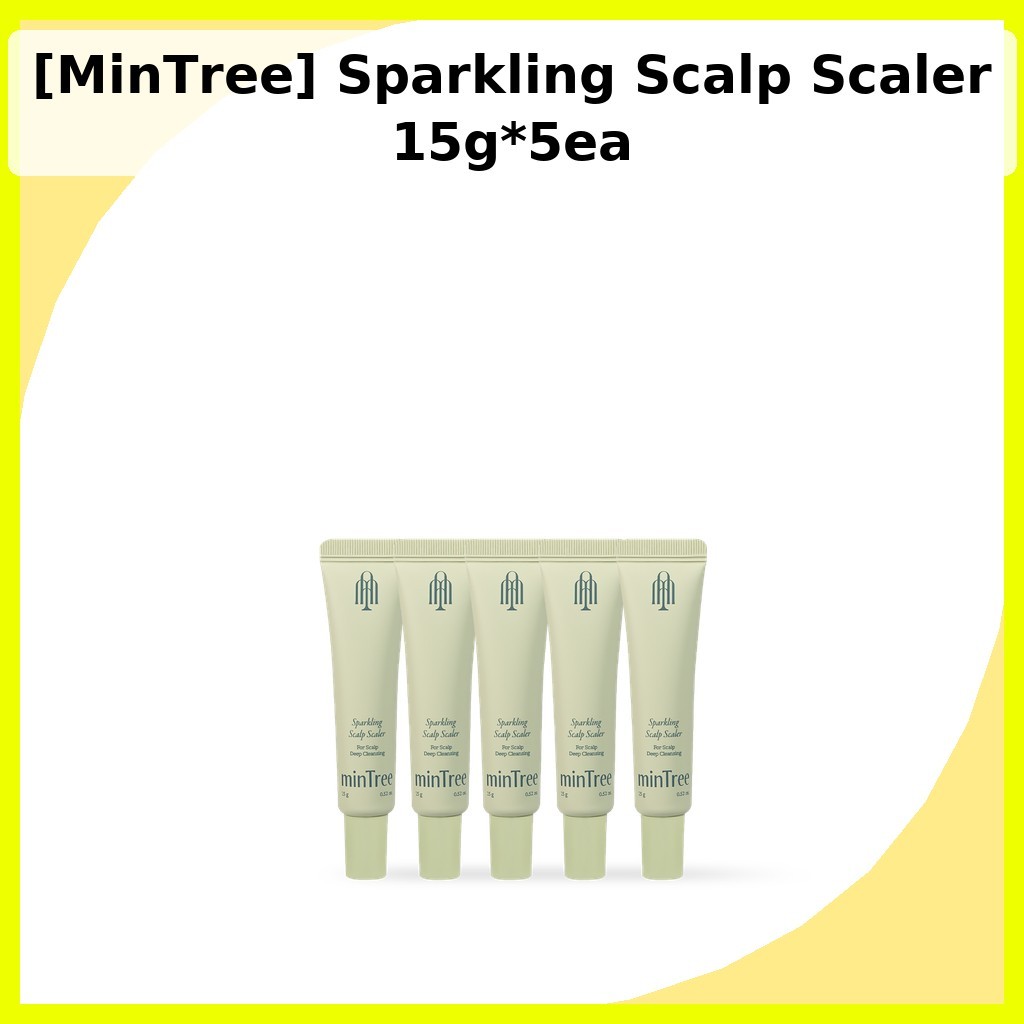 [MinTree] Sparkling Scalp Scaler 15g*5ea / Korean Scalp Scaler / Deep Cleansing / ของแท้ 100% โดย AE