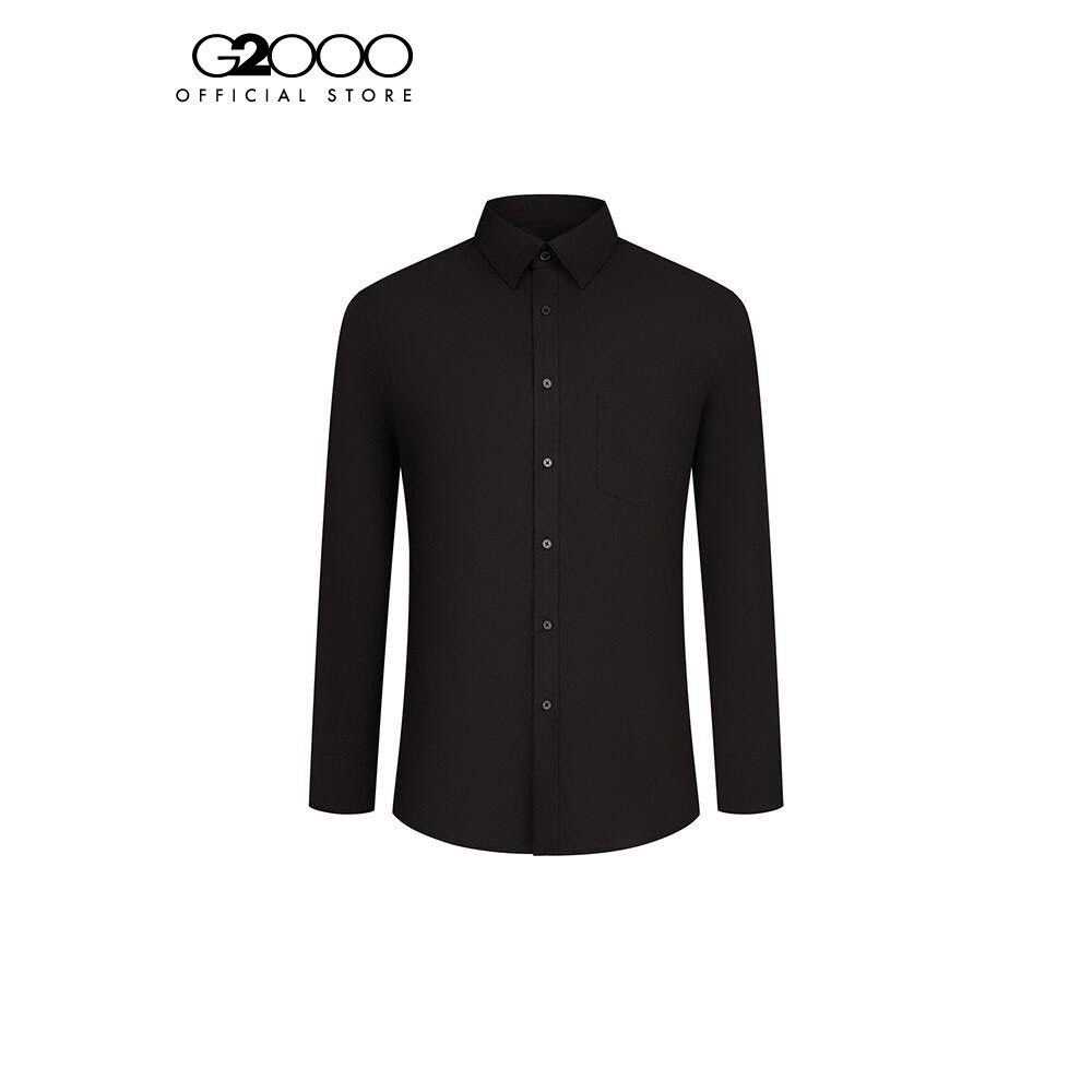 G2000 เสื้อเชิ้ตผู้ชาย ทรงสมาร์ทฟิต (SMART FIT) รุ่น 2112101299 BLACK