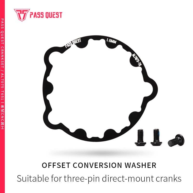 Gxp Offset Crank เครื่องซักผ้า 1.6 มม.2 มม.2.5 มม.Al7075-T6 สําหรับ Sram Crank