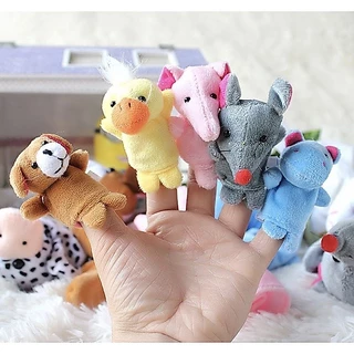 ตุ๊กตาหุ่นนิ้ว ตุ๊กตาหุ่นนิ้วรูปสัตว์ หุ่นนิ้วเล่านิทาน เสริมสร้างจินตนาการ