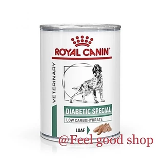 ( 12 กระป๋อง) Royal canin Diabetic can (410g/กป.) สำหรับสุนัขโรคเบาหวาน (exp 1/2027)