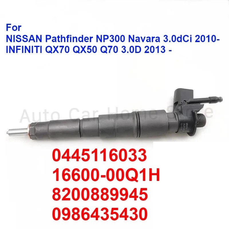 สําหรับ Nissan Navara NP300 Pathfinder INFINITI QX70 QX50 2.5 3.0 dCi 2010- หัวฉีดน้ํามันเชื้อเพลิงด