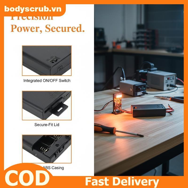 BB AA Battery Case กล่องแบตเตอรี่ AA 1/2/3/4 Slot AA Battery Holder 14500 AA Storage Box DIY พร้อมกา