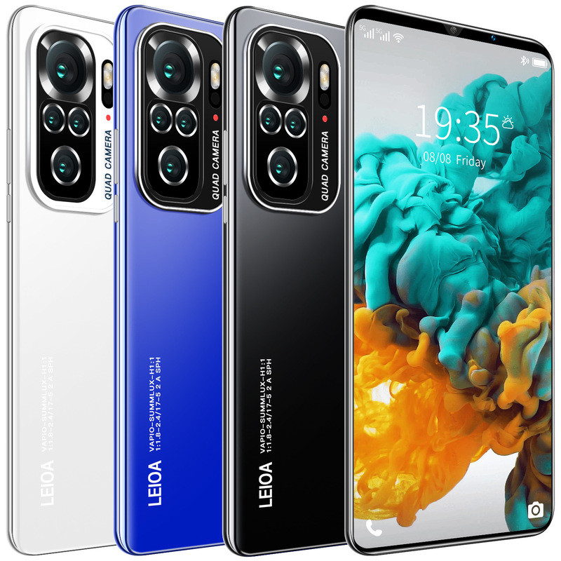 ขายร้อน Note10 pro สมาร์ทโฟนสไตล์ใหม่ 18 ซม. lazada โทรศัพท์