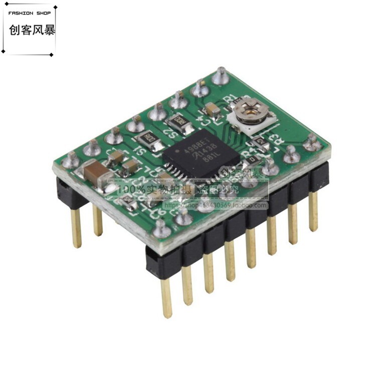 เครื่องพิมพ์ 3D A4988 Stepper Motor Driver A4988 บอร์ดไดรฟ์ reprap พร้อมหม้อน้ํา
