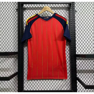 Jersey Fan Version 2026 Spain Home Away เสื้อยืดแขนสั้นผู้ชาย เสื้อยืด 3d 2XS-6XL