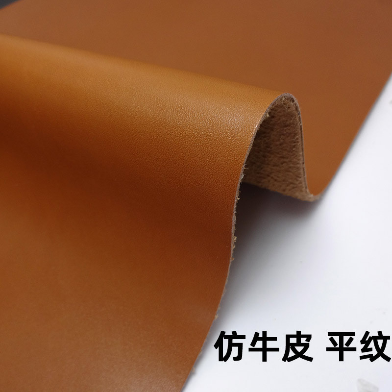 หนังแท้หนัง pu หนา Fine Grain 2.0 Cowhide ด้านล่าง Faux Fluff หนาหนังเทียม pu Faux Faux