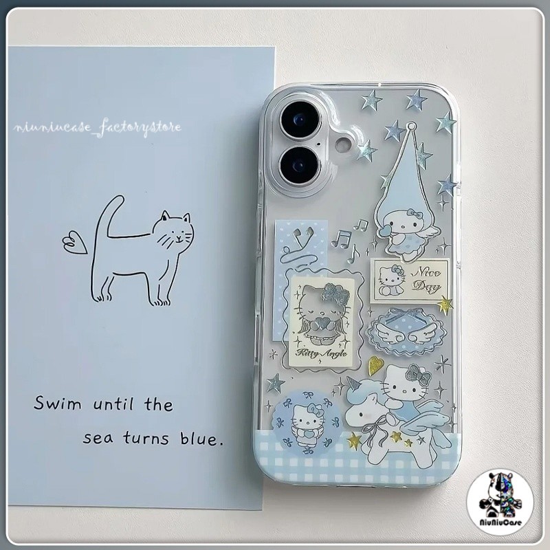 แมวเทวดา เคส For Realme C53 C35 C51 C55 C25 C67 C11 11 5 5i C3 C15 C30 C31 C21 C21Y C25Y 10PRO  C33 เคสใส Case Cover