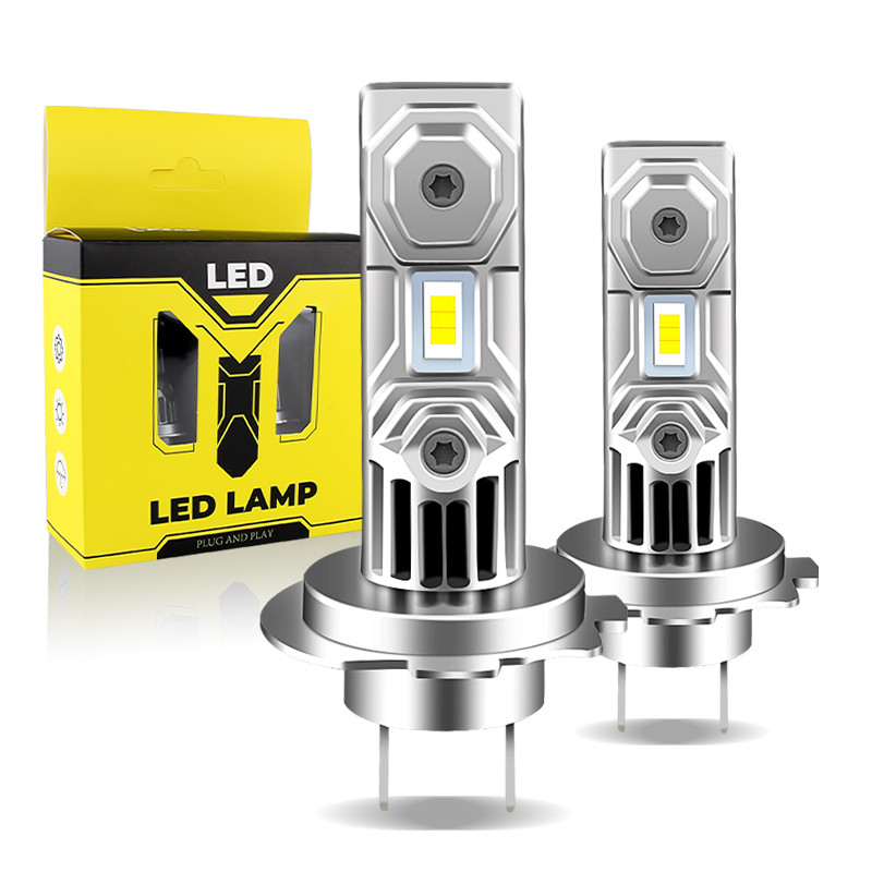 2X Mini LED H7 Fanless LED ไฟหน้าหลอดไฟ 60W 6000K H7 หัวสําหรับ Kia Sportage Ceed Optima Rio 3 Caren