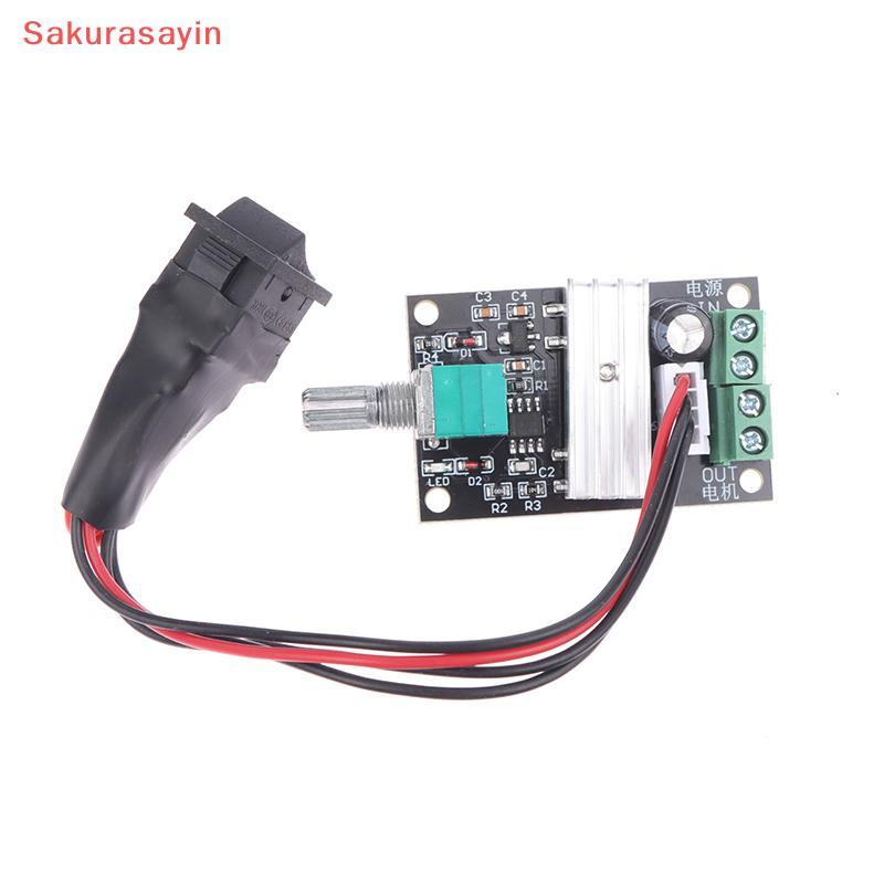 {Sakurasayin} DC 6V 12V 24V 3A PWM Motor Speed Controller ปรับความเร็วได้ DC Motor Driver Forward Re