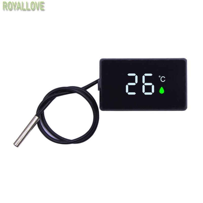 Royal Compacted Sensitive Digital Temperatures พร้อมโพรบภายนอกและจอแสดงผลอ่านง่ายสําหรับในครัวเรือนและ Travel Nee
