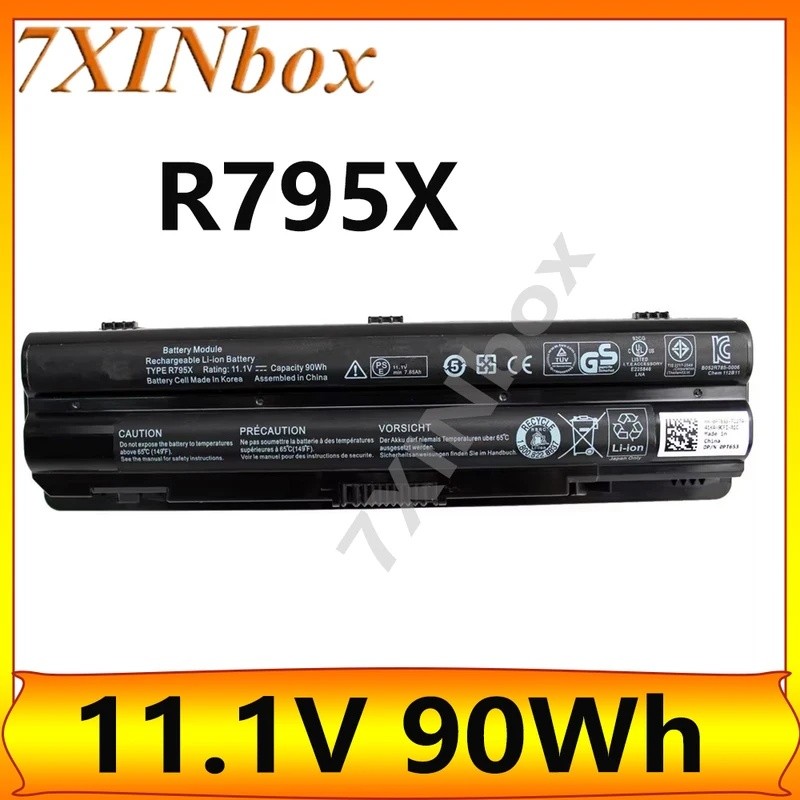 7XINbox R795X 11.1V 90wh แบตเตอรี่แล็ปท็อปสําหรับ DELL XPS 14 15 L501X L502x 17 L701X L702X L721x 15