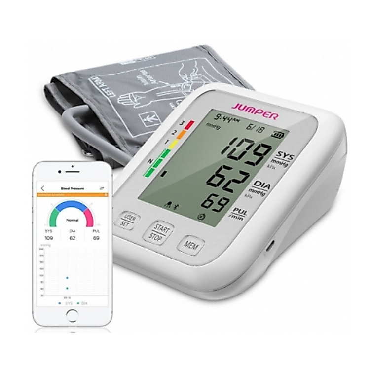 Jumper Blood Pressure ..Monitor เครื่องวัดความดันโลหิต รุ่น JPD-HA120 [รับประกันตัวเครื่อง 5 ปี จากก