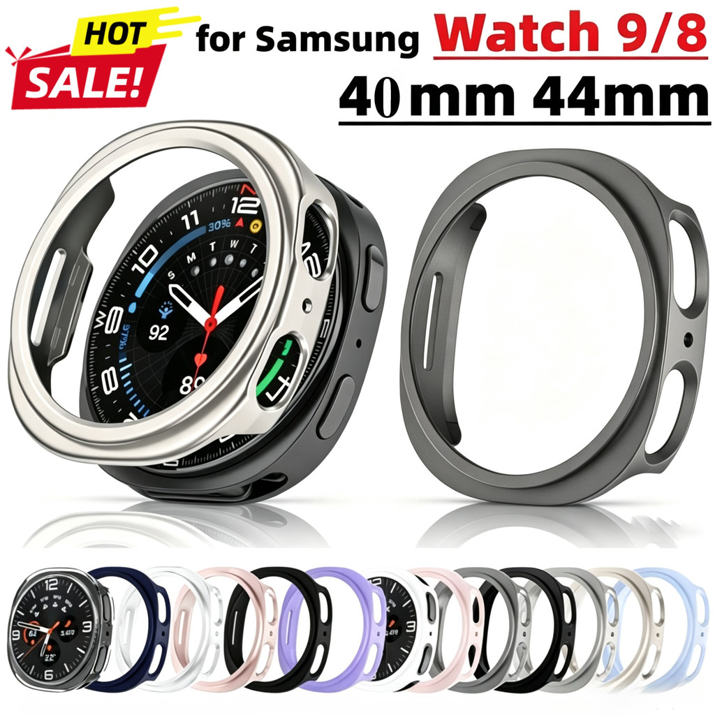 PC Hard สําหรับ Samsung Galaxy Watch 9 8 40 มม.44 มม.ฝาครอบสําหรับ Galaxy Watch 9/8 Hollow Out Shell อุปกรณ์เสริม