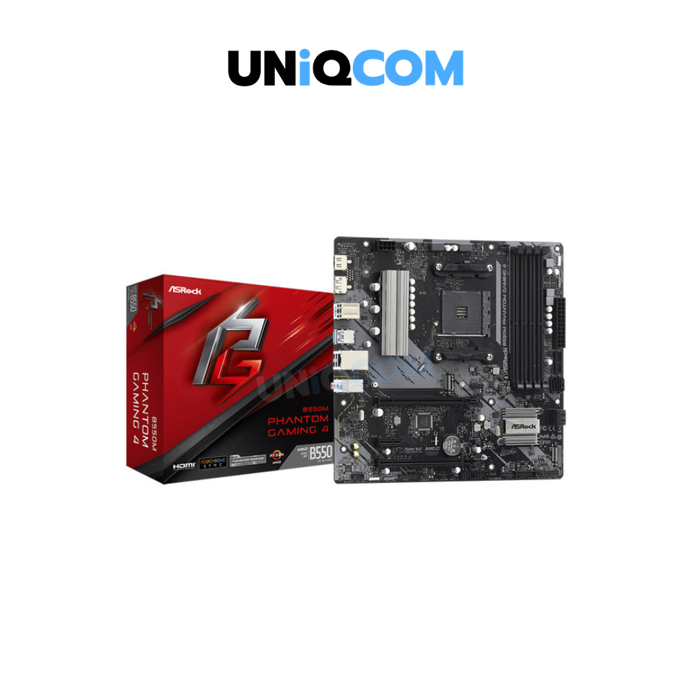 ASROCK MAINBOARD (AM4) B550M PHANTOM GAMING4