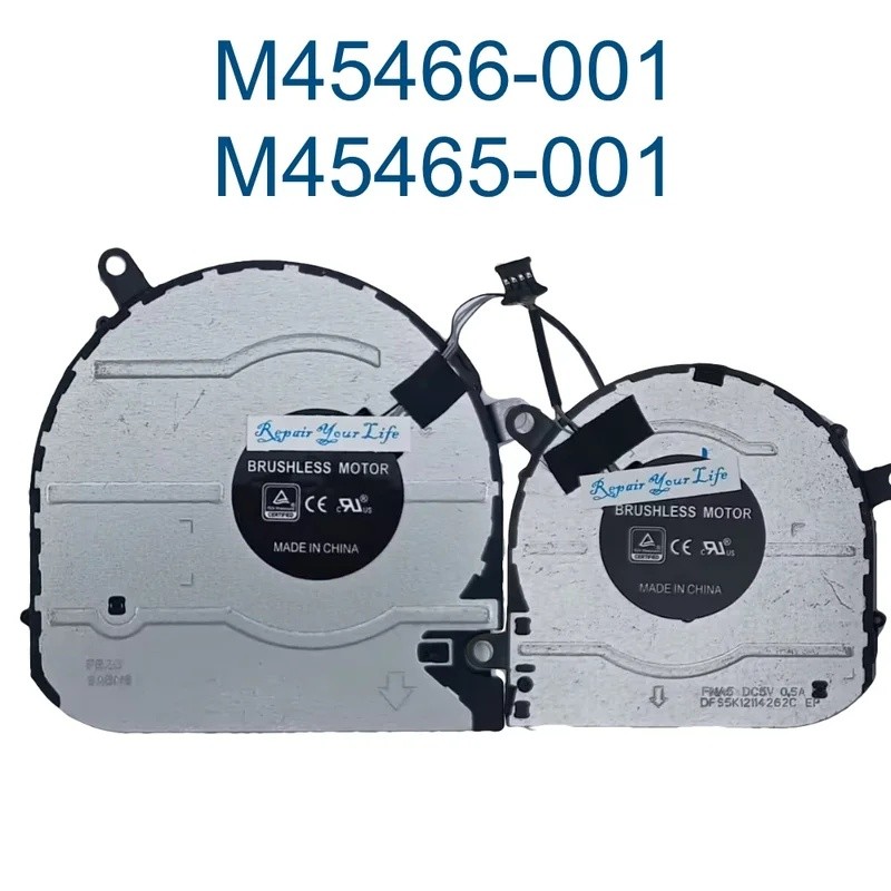 พัดลมระบายความร้อนแล็ปท็อปสําหรับ HP X360 15-ES 15M-ES 15-ES1005TX es1013dx โน้ตบุ๊ค CPU GPU Cooler 