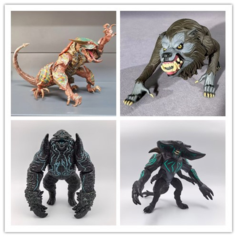 Thunder Monster Blade Monster Axe Monster Hate สัตว์ประหลาดขนาดใหญ่ Aya กลับ Turtleman Wolf Movable 