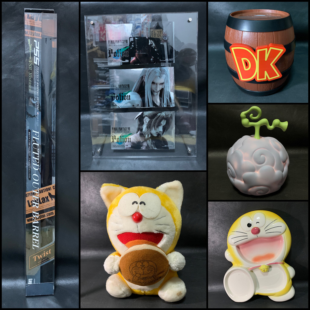 Final Fantasy, LayLax PSS VSR-10, Doraemon, Donkey Kong, Teknofun One Piece Devil Fruit