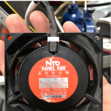 [พัดลมระบายความร้อนพร้อมสต็อก] PF-085C AC100V 7/6W PF-091C-2 AC200V9.5/8W ญี่ปุ่นพัดลมนําเข้าทนอุณหภ
