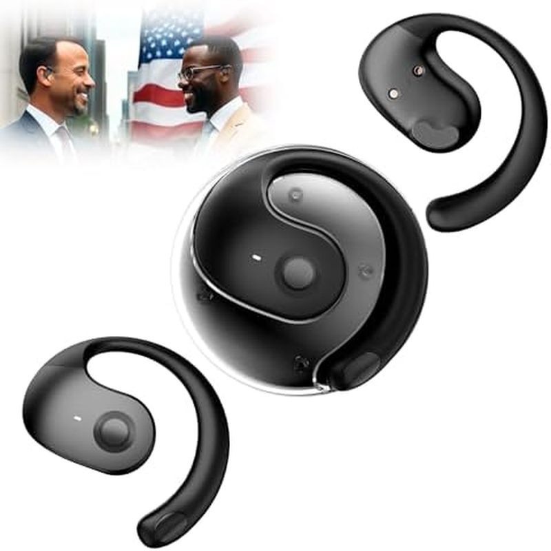 Xmenha เหนือหูหูฟังเปิดหู Buds หูฟัง Over Ear Air Bone Conduction หูฟังหูฟัง Bone Conducting Air Bon