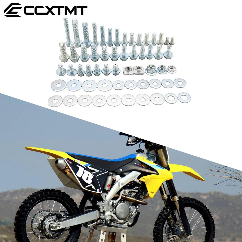 Fชุดสกรูยึดแฟริ่งรถมอเตอร์ไซค์ สำหรับ Suzuki RMZ250 RMZ450 RMX250 RMX450 RM RMZ RMX 125 250 300 350 