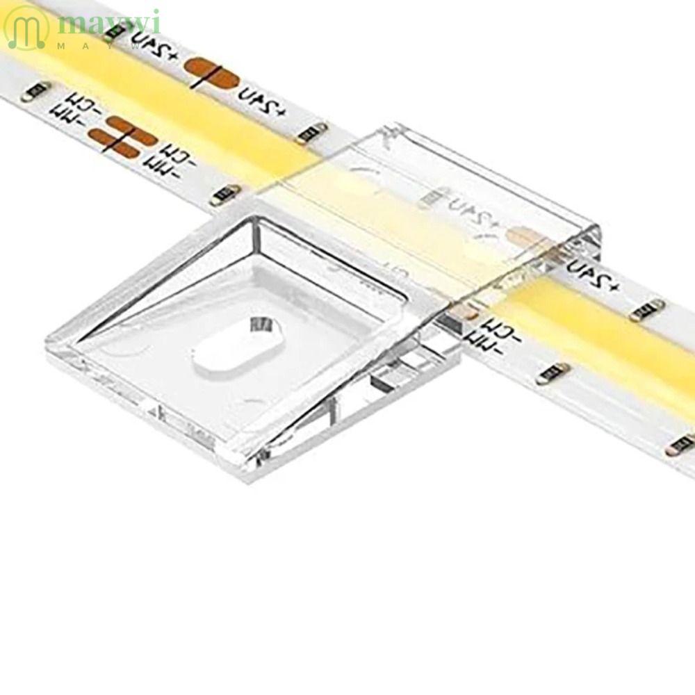 MAYWI คลิปพร้อมสกรู, Light Strip Clamp FCOB COB SK6812 RGBW 10 มม.PCB LED Light Strip คลิป,คุณภาพสูง