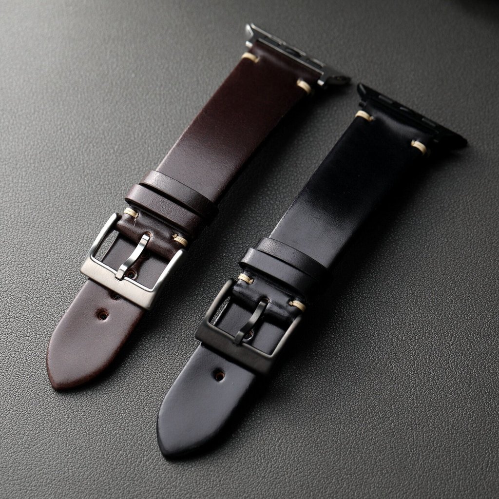 Handmade Japanese New Jubilee Corduroy Leather Strap เหมาะสําหรับ Apple watch 49MM 46MM Soft SE สายห