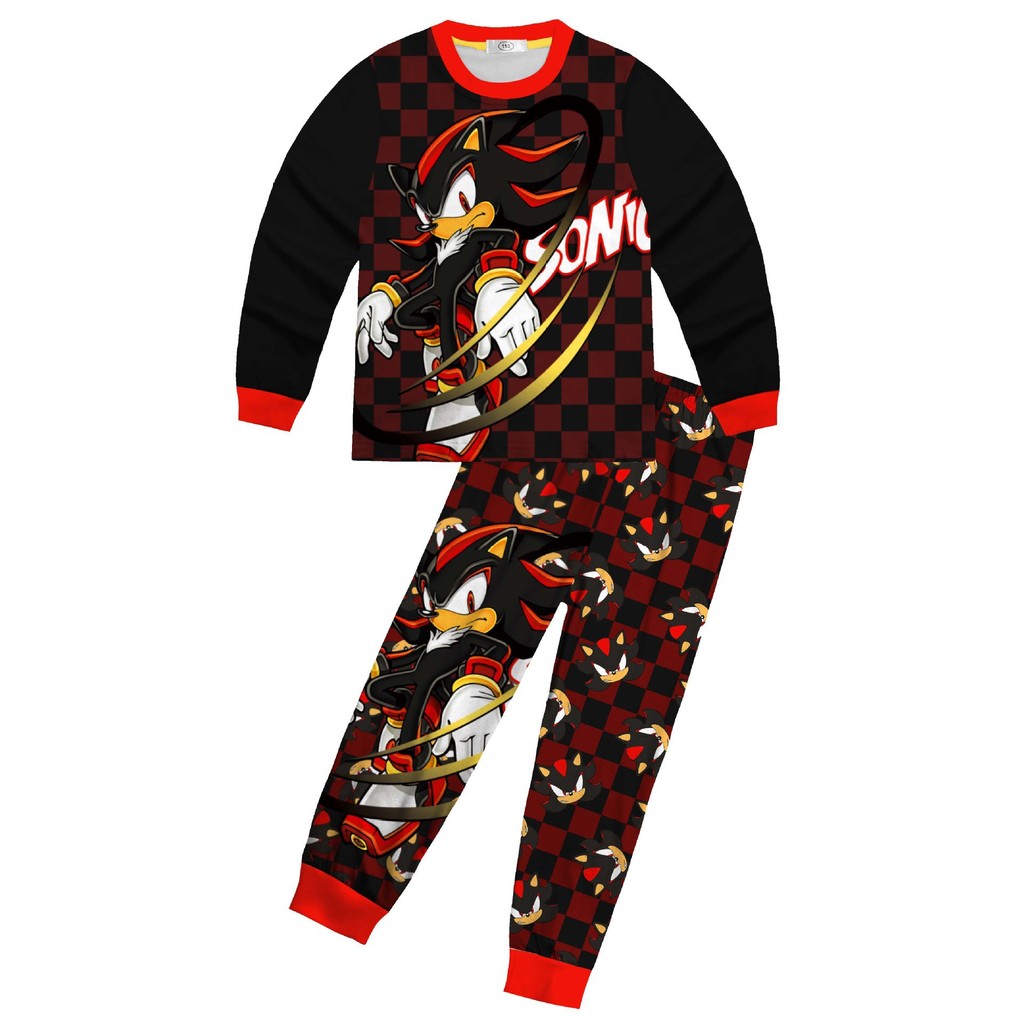 ใหม่ Suyin Boy Sonick พิมพ์ขนาดกลางขนาดใหญ่เด็ก Homewear แขนยาว + กางเกงชุด 81268