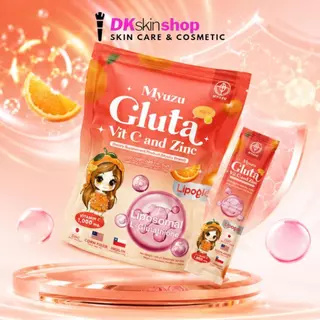 มิวซุ กลูต้า วิตซี และ ซิงค์ ผลิตภัณฑ์เสริมอาหาร Myuzu Gluta Vit C and Zinc Dietary Supplement Product (10g. x 15 ซอง)