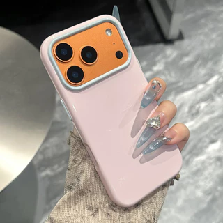 เคสโทรศัพท์มือถือมาการอง for iPhone 17 11 13 15 16 14 12 Pro Max 17Pro หวาน Macaron สีกันกระแทกฝาครอบป้องกัน