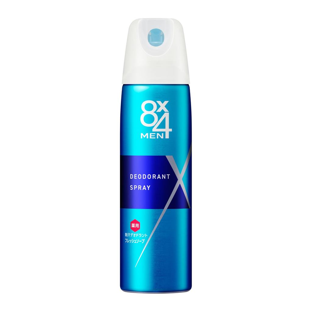8x4 Men Deodorant Spray Fresh Soap Antiperspirant ยากึ่ง ส่งตรงจากญี่ปุ่น