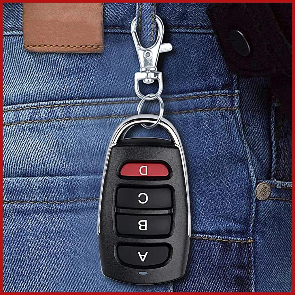 Clone Remote Gate Opener น้ําหนักเบา Clone รีโมทคอนโทรล Key Fob พวงกุญแจไร้สายสําหรับไฟฟ้า Roller Sh
