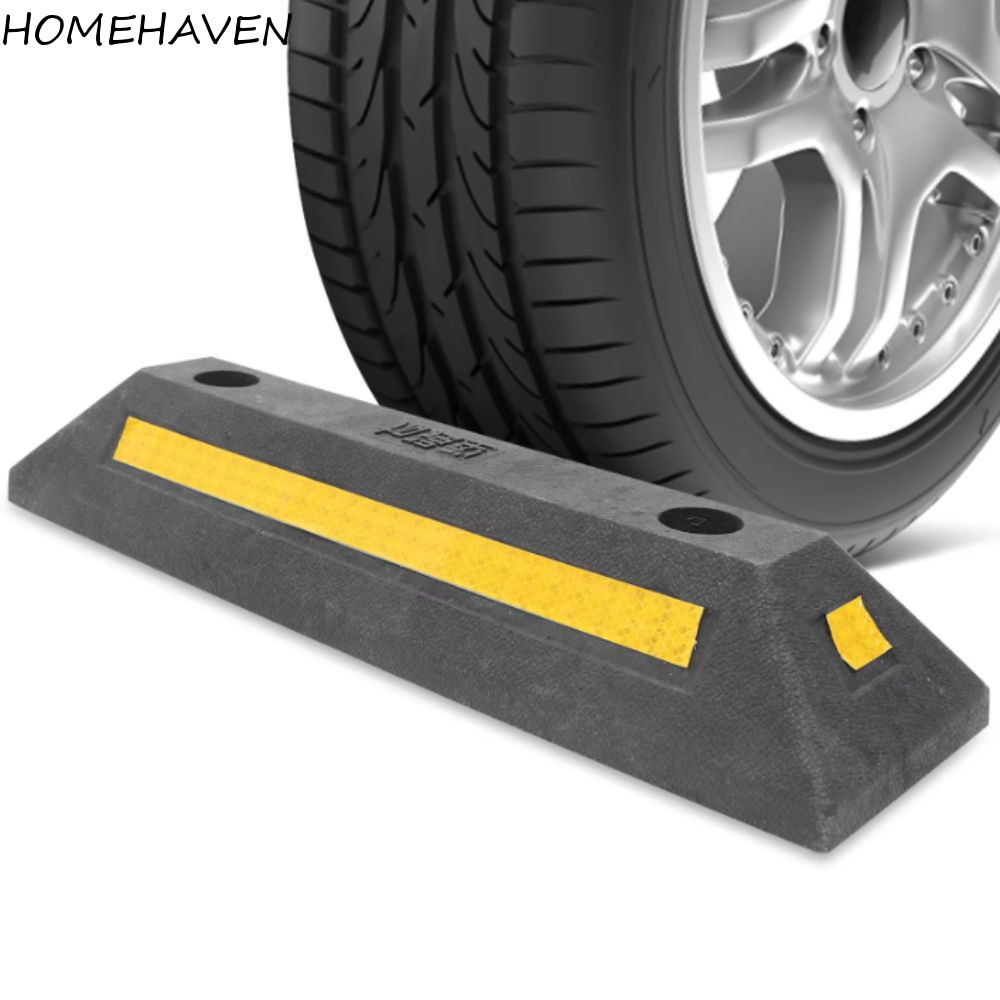 HOMEHAVEN ล้อ, ยาง Heavy Duty Parking Stopper, Gadgets Safety Stopper ขีดหยุดยาง-พลาสติกรถ Floor Sto