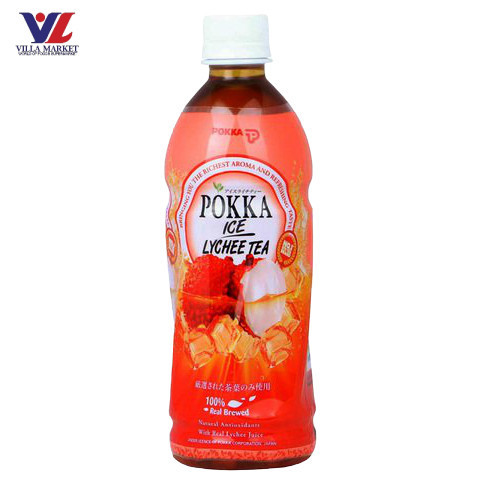 Pokka Lychee Tea 500Ml ป๊อกก้า ชาลิ้นจี่ 500 มล.