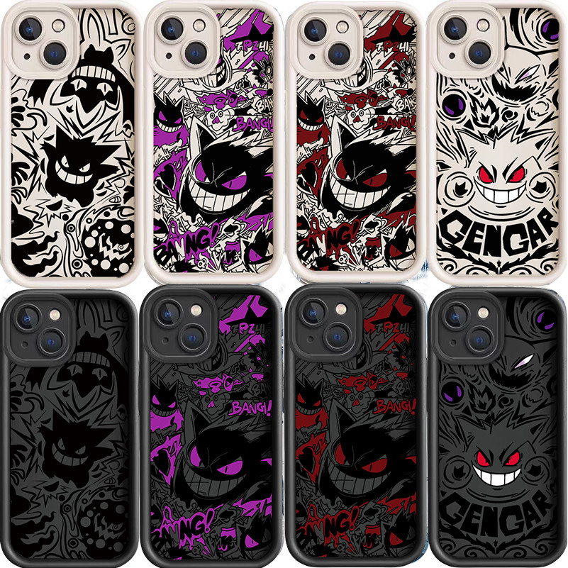 สําหรับ OPPO Realme 16T 16 Pro C100 C100i 15 15T C83 C85 Pro Gengar Pokemon Graffiti Cover