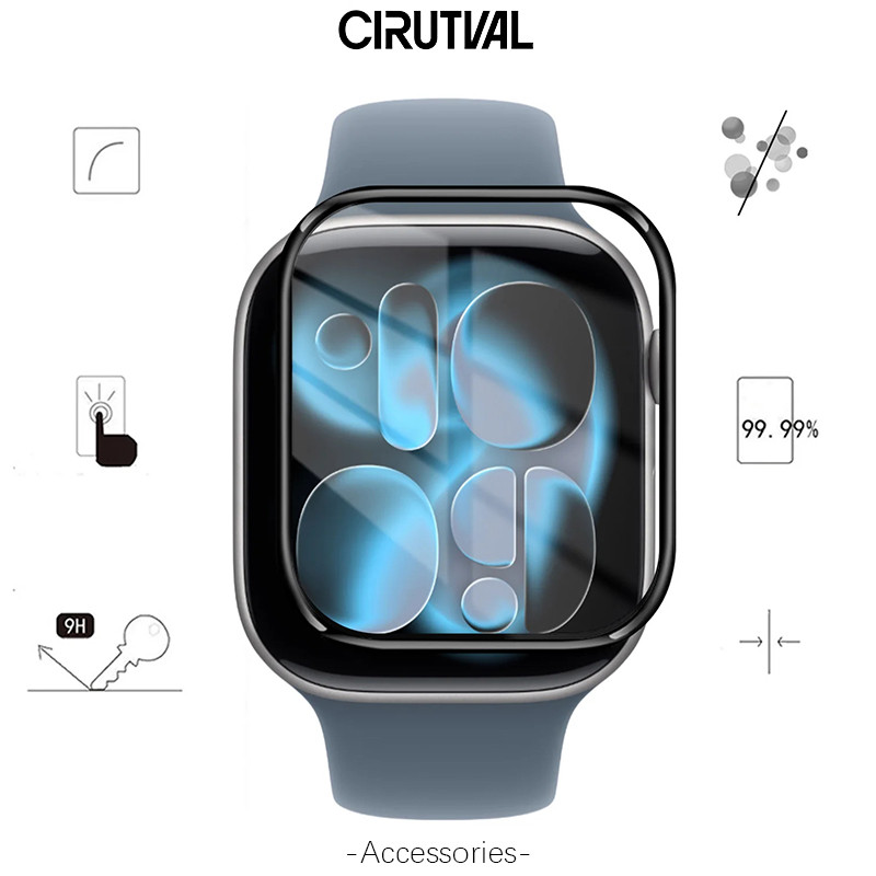 ฟิล์มกันรอยหน้าจอ 3D กันน้ํา สําหรับ Apple Watch 49 มม.46มม. 45 42มม. 40 44 มม. iwatch Ultra/SE 3 2 11 10 9 8 7 6 5 38 ม