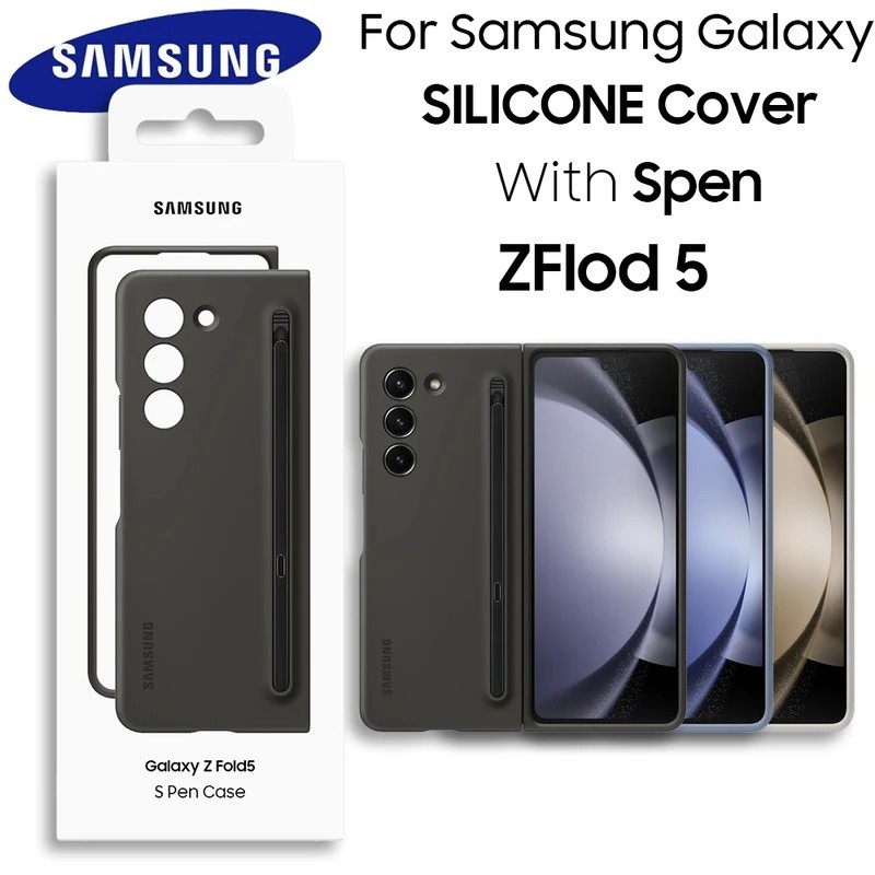 SAMSUNG สําหรับSamsung Galaxy ZFold5 Stylus SปากกากรณีZFold 5 OriginalซิลิโคนในตัวStylusปากกาซิลิคอน