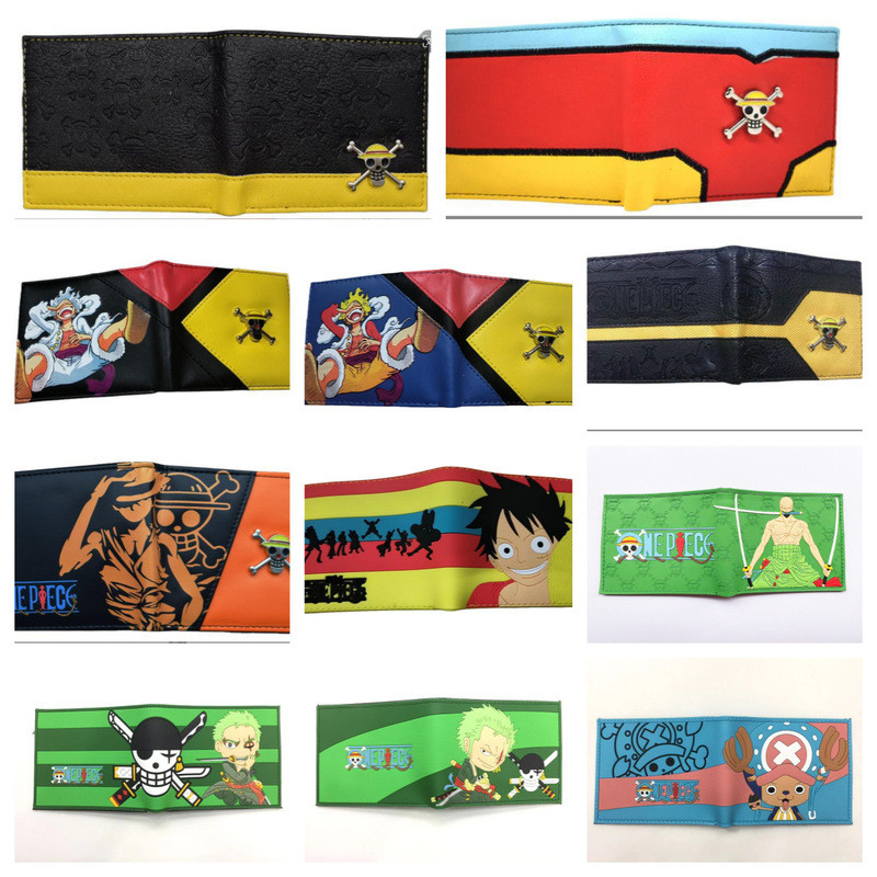 One Piece/onepiece Wallet Nicar Luffy Sauron Chopper PVC Silicone Wallet Wallet Card Holder