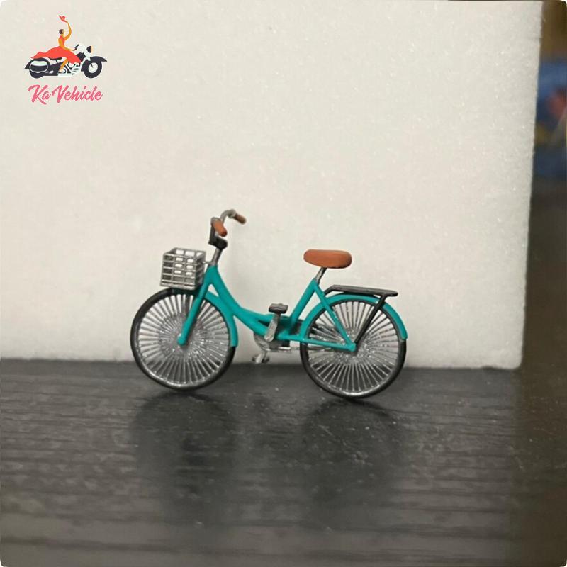 [Whstrong] Low Step Cycle Model รายละเอียด 1/64 Scale Cycle สมจริง Miniature Bike Red