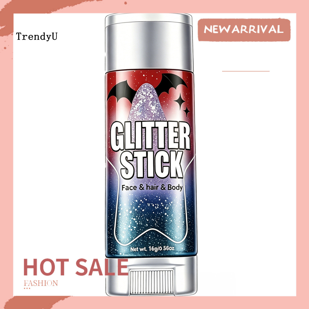 TRD Party Glitter Stick Body Glitter Stick 16g กันน้ํา Glitter Stick สําหรับผมใบหน้า Body – ฮาโลวีนเ