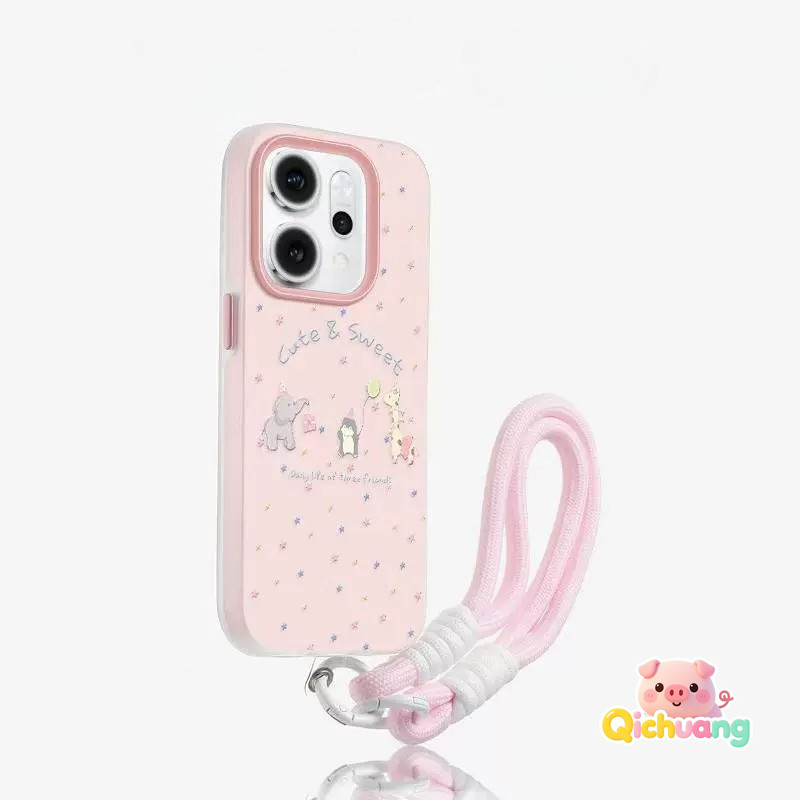 Animal Park 2in1 สําหรับ OPPO Reno 8Z 7Z 8 6 Lite 6Z 5 4 Lite 5Z 5F 5K 4F ค้นหา X3 Lite AX7 A7N A3S 